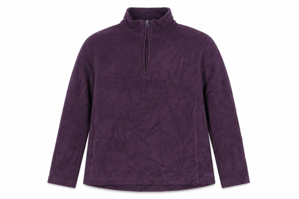 Gelert Women's Purple Fleece Pullover Sweatshirt, Size 12