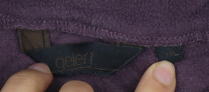 Gelert Women's Purple Fleece Pullover Sweatshirt, Size 12