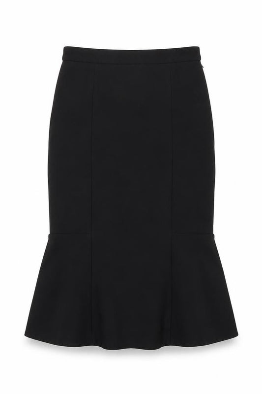 Laura Ashley Women's Black Trumpet Skirt - UK 8
