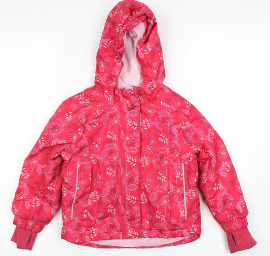 Lupilu Girls' Pink Floral Puffer Jacket, 2-4 Years, Winter