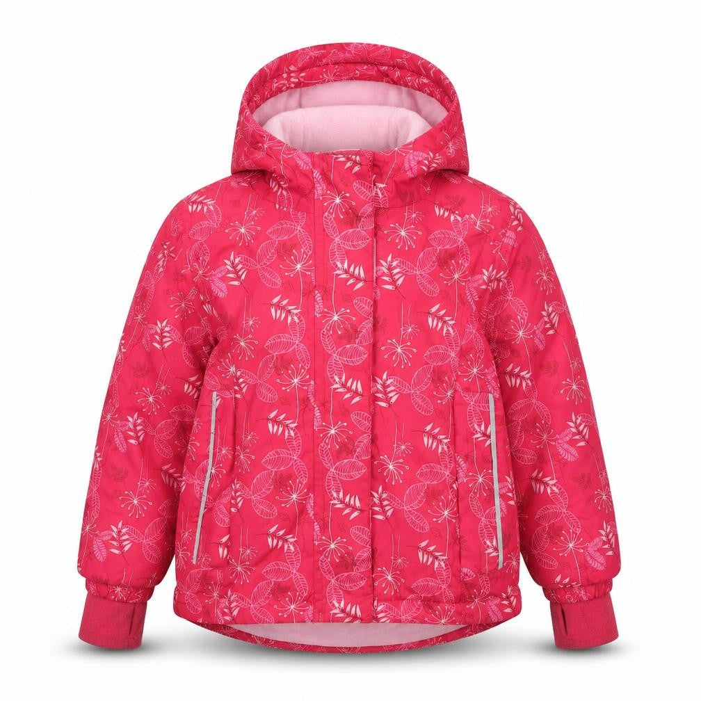 Lupilu Girls' Pink Floral Puffer Jacket, 2-4 Years, Winter