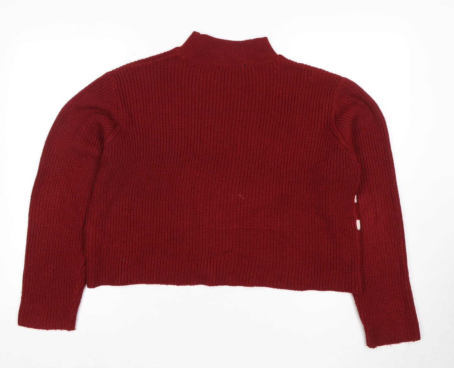 Threadbare Women's Red Striped Pullover Jumper, Size 12
