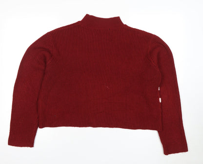 Threadbare Women's Red Striped Pullover Jumper, Size 12