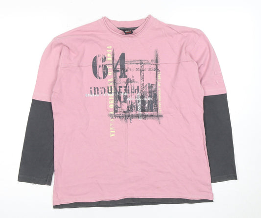 Next Girls Pink Graphic Print Long Sleeve T-Shirt 11-12 Years
