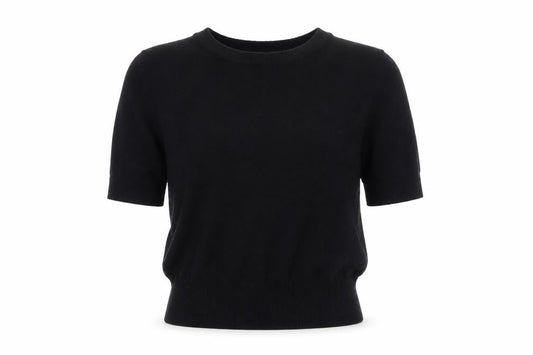 Zara Women's Black Cotton Pullover Jumper