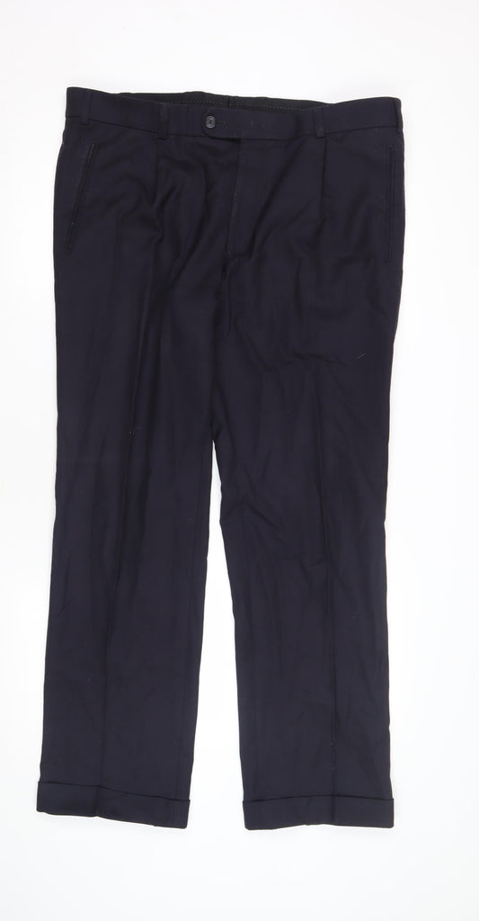 Men's Black Dress Pants Size 27 Formal Trousers