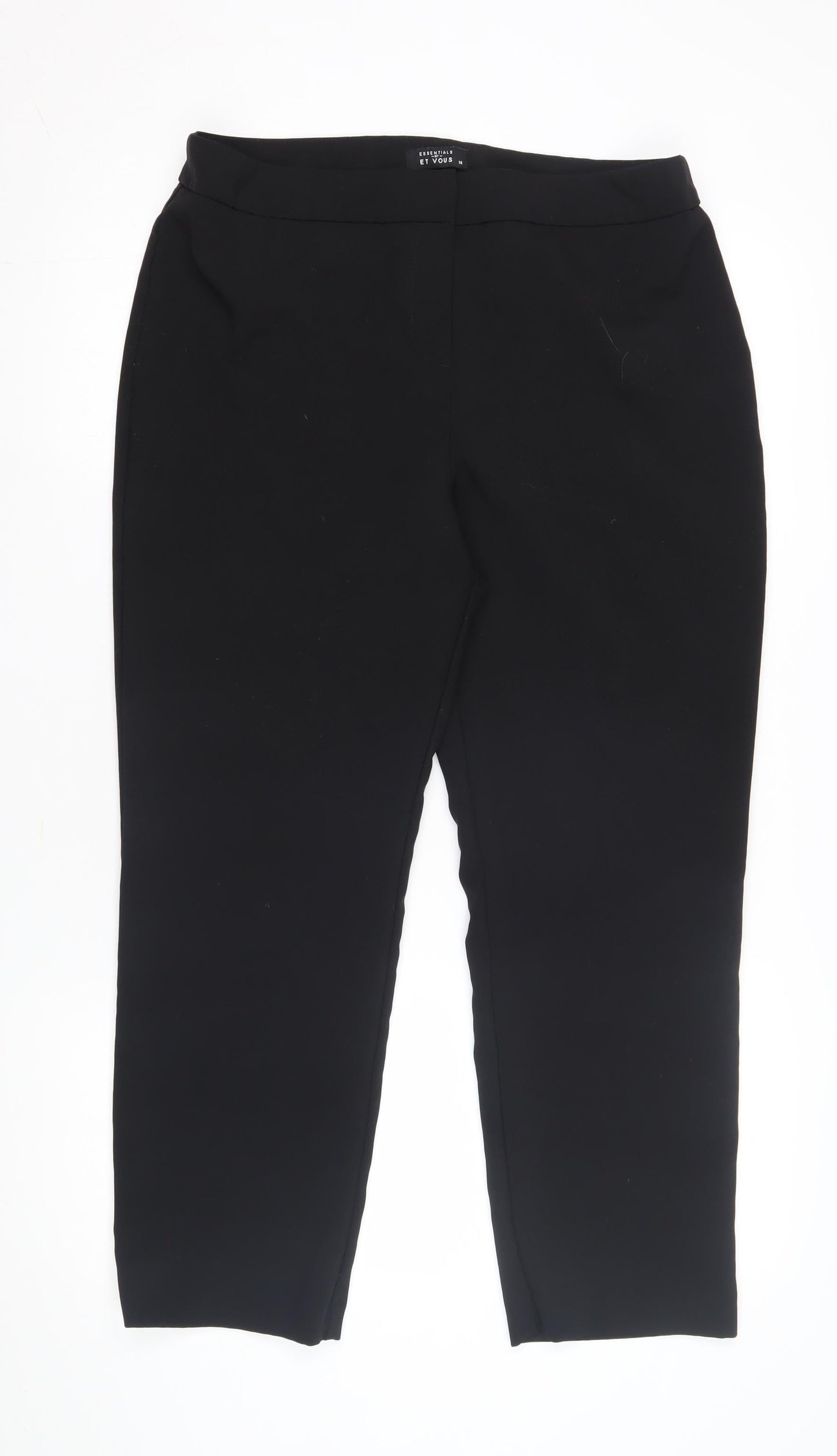 ET VOUS Women's Black Trousers Size 14