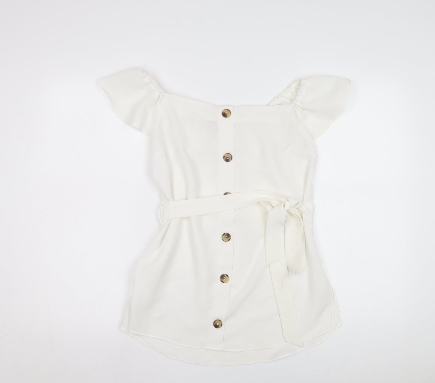River Island Women's White Off the Shoulder Blouse