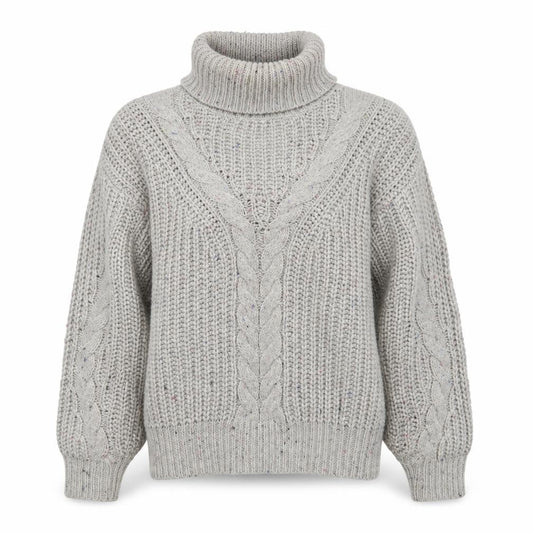 Marks & Spencer Women's Grey Roll Neck Pullover Jumper