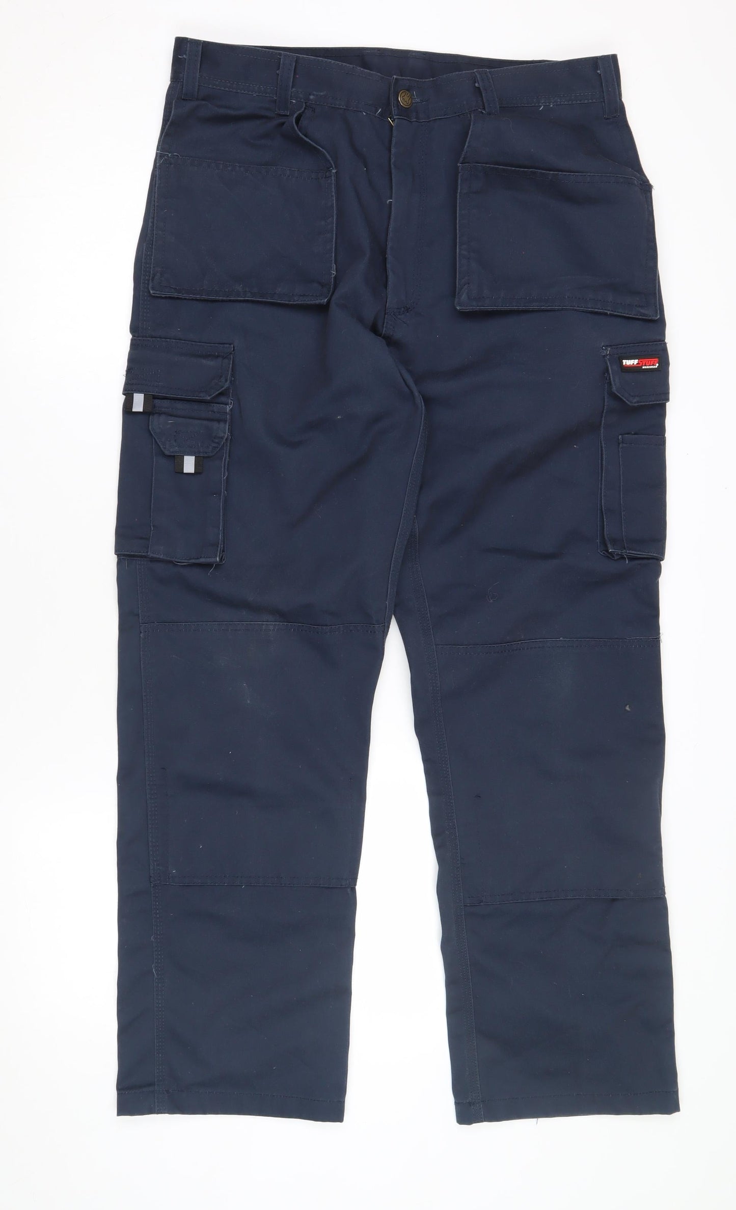 TuffStuff Men's Blue Cargo Trousers 34