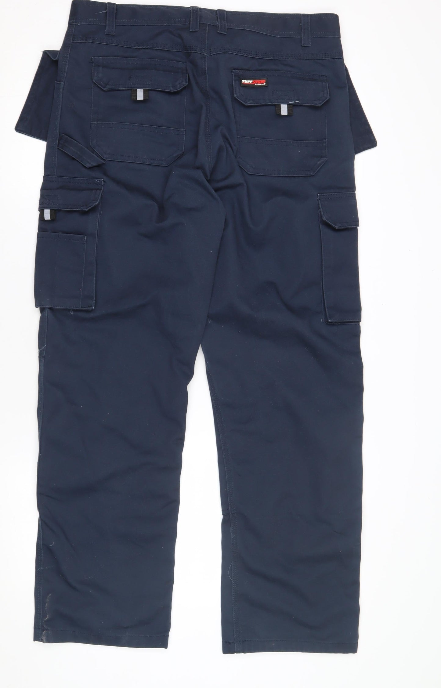 TuffStuff Men's Blue Cargo Trousers 34
