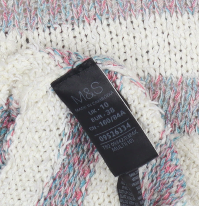 Marks and Spencer Women's Multicoloured Striped Jumper