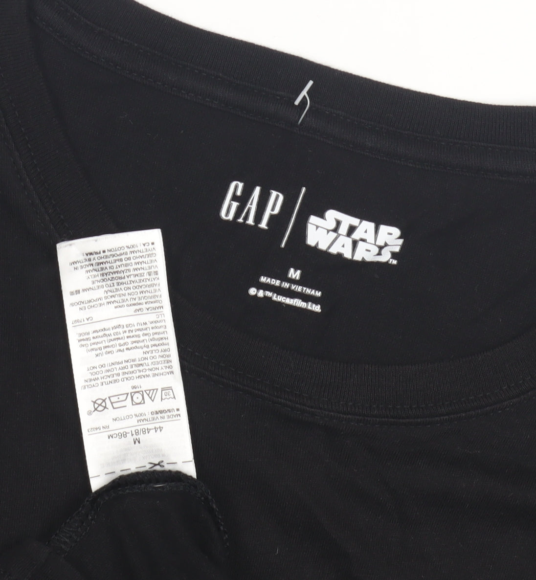 Gap Men's Black Star Wars T-Shirt M
