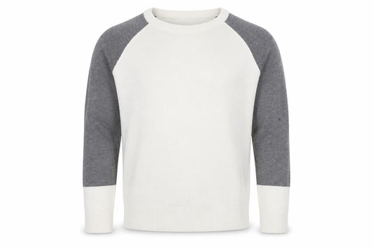 Front view of French Connection Men’s Grey jumper L