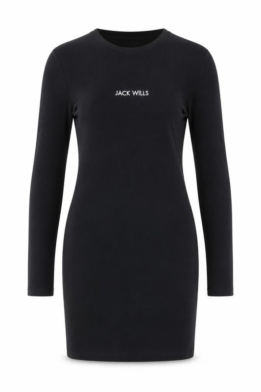 Jack Wills Women’s Black Long Sleeve Dress Size 10