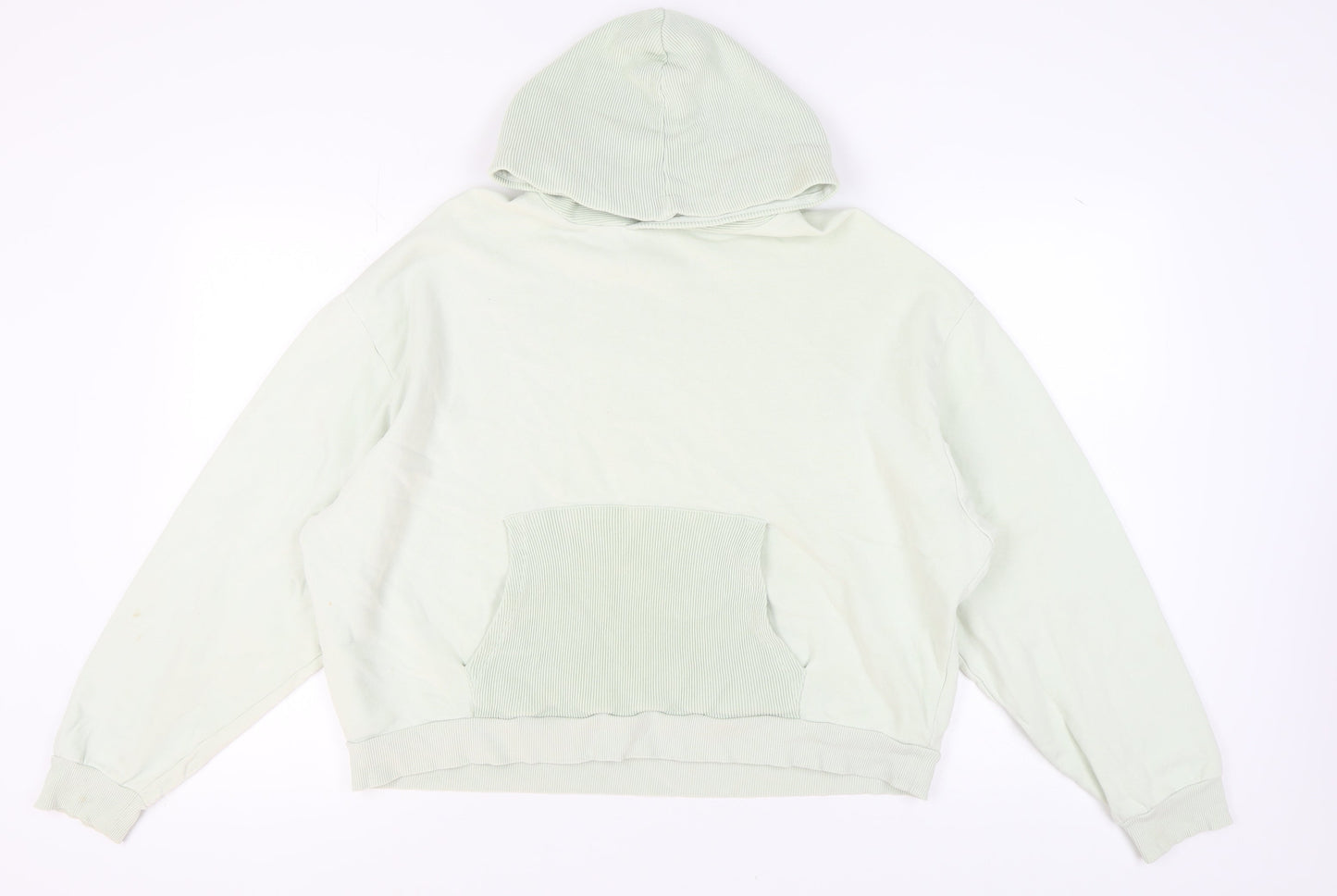 ASOS DESIGN Women's Green Floral Hoodie L