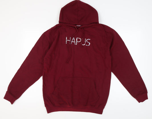 Silvercuddles Unisex Red Pullover Hoodie L