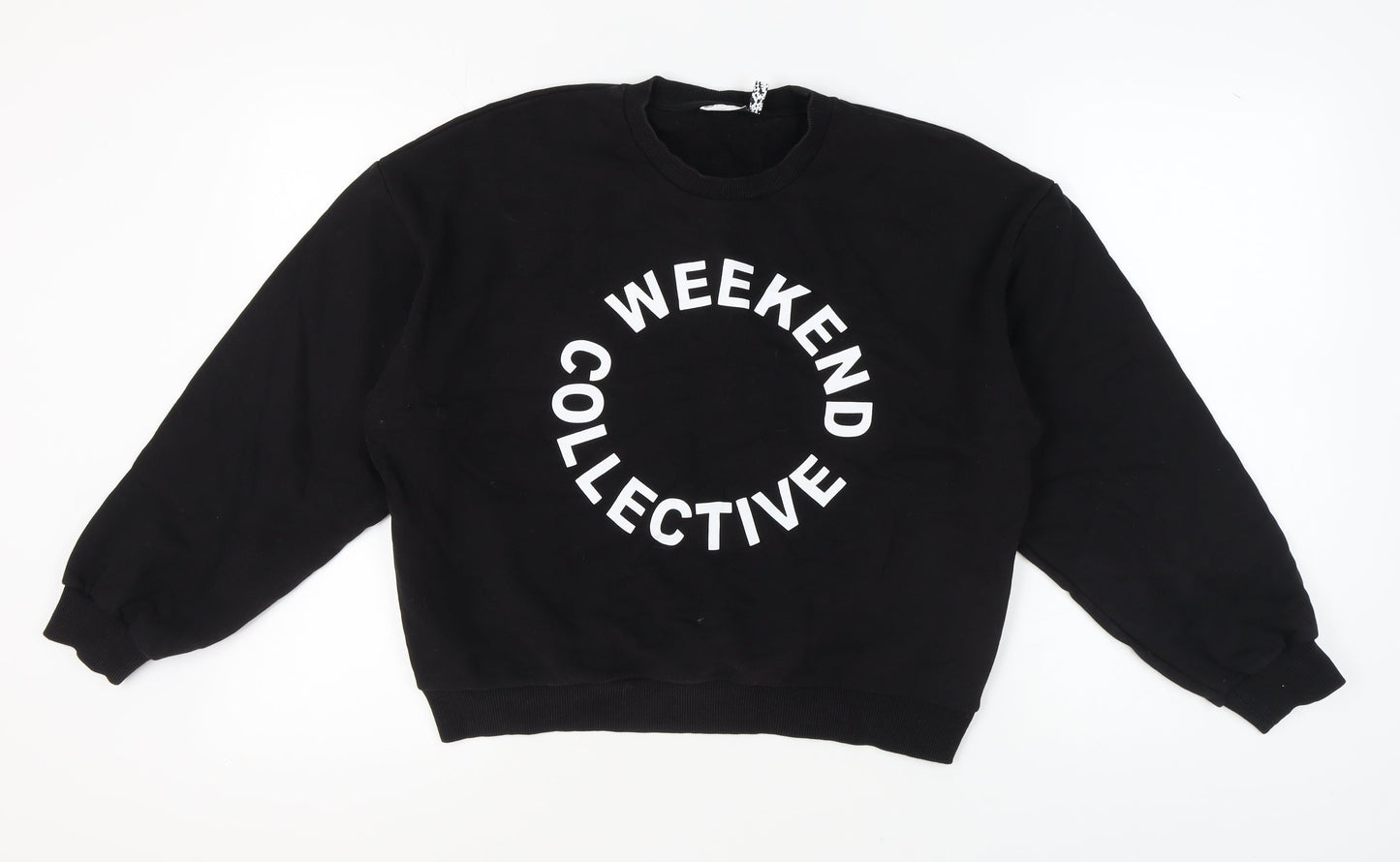 ASOS Women's Black Pullover Sweatshirt - Size 10