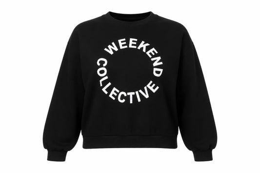 ASOS Women's Black Pullover Sweatshirt - Size 10
