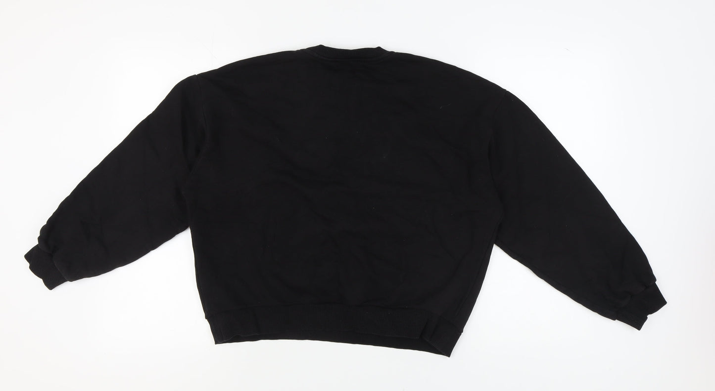 ASOS Women's Black Pullover Sweatshirt - Size 10