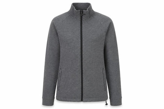 ZARA Women's Grey Full Zip Sweatshirt Size 4