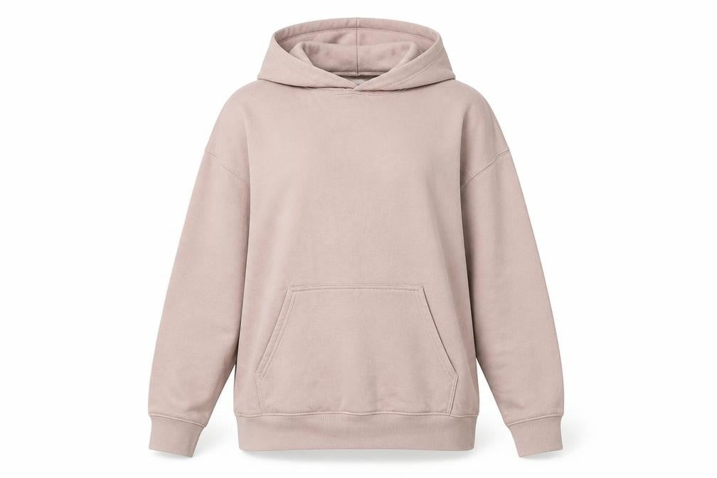 Boohoo Women's Pink Medium Pullover Hoodie - Casual & Comfortable