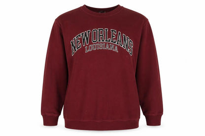 H&M Womens Red Pullover Sweatshirt S