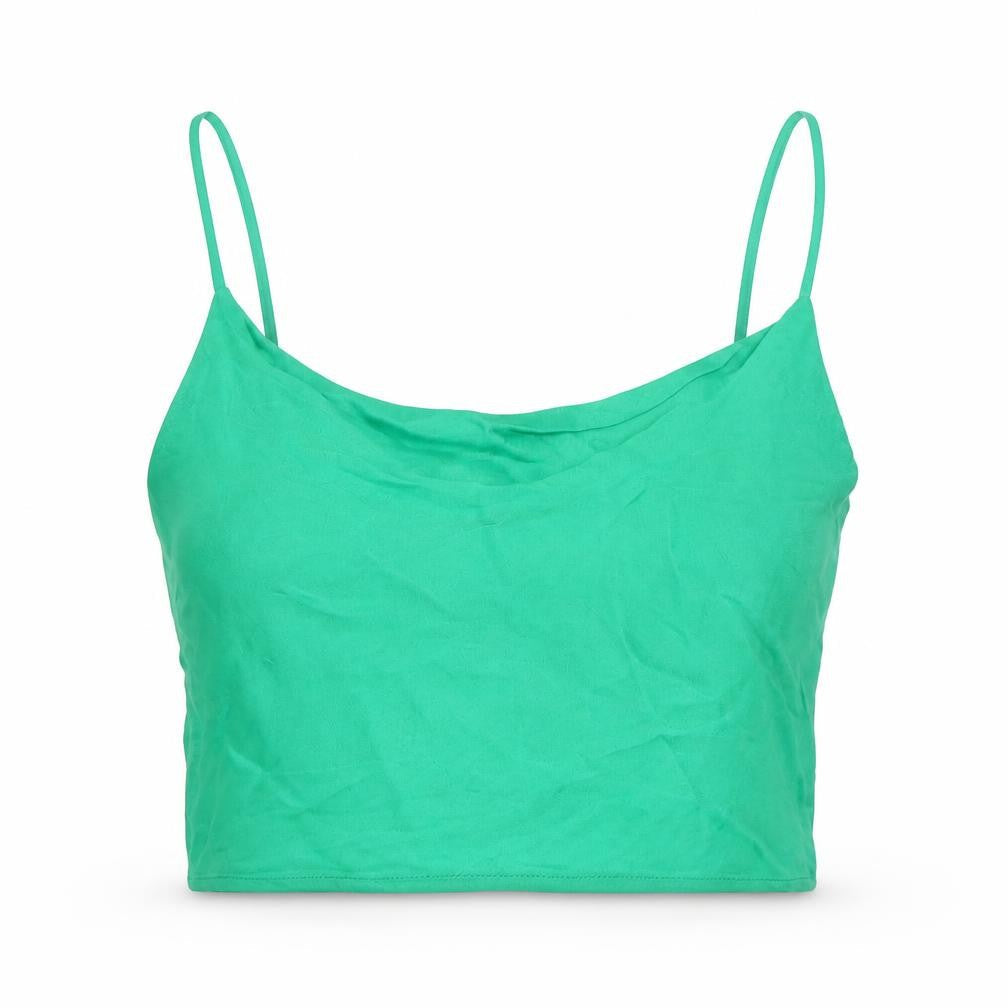 Zara Women's Green Camisole Tank Top S