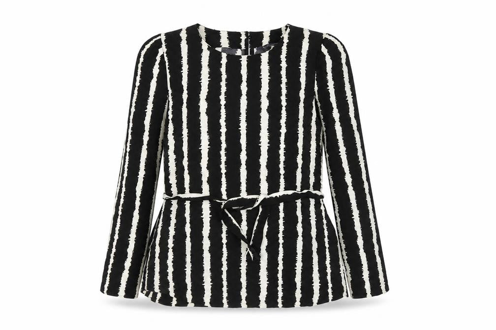 Marks & Spencer Women's Striped Tunic Blouse Size 8 Regular