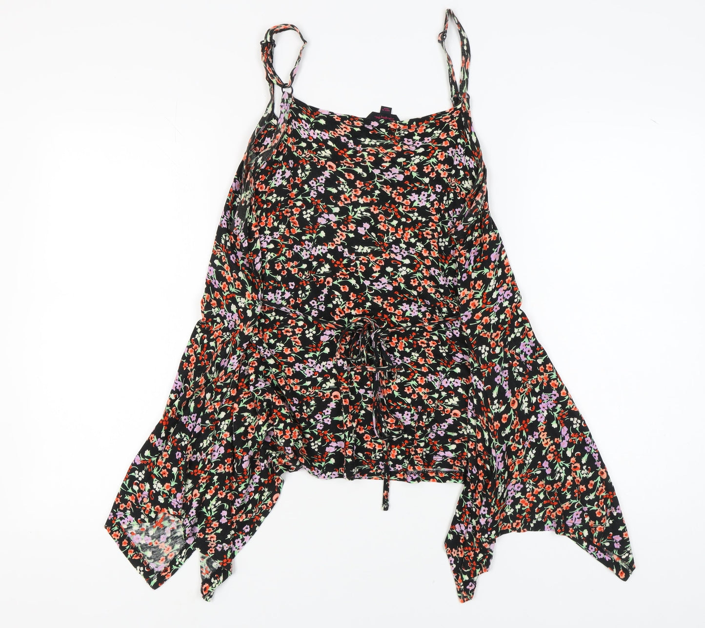 Simply Be Floral Camisole Tank Top, Women, Multicoloured, Size 18
