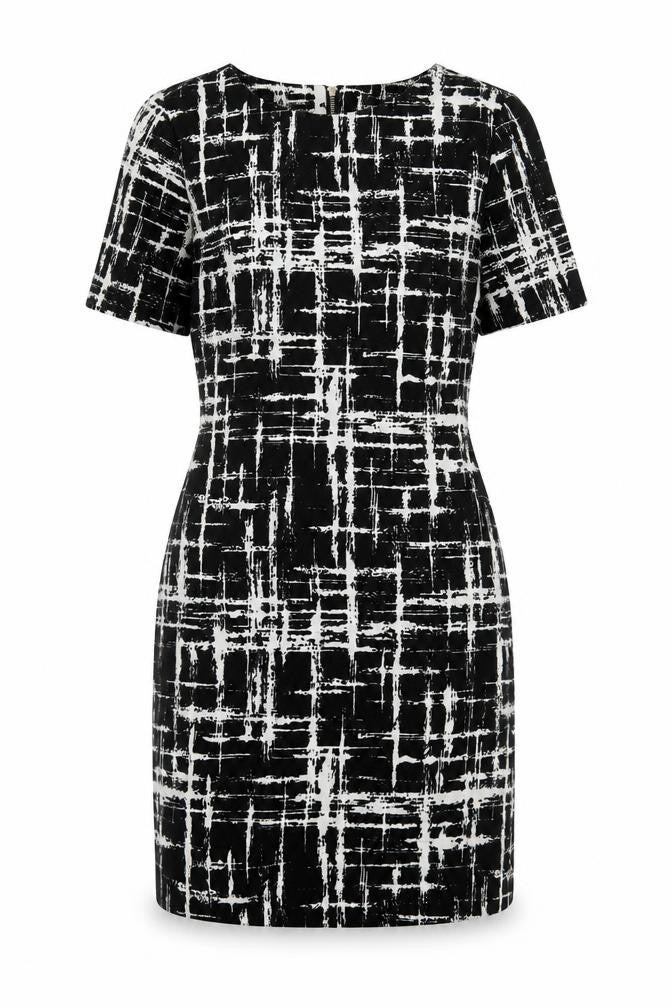Louche Women's Black Geometric Dress Size 14