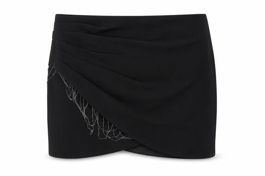 bebe Women's Black Short Skirt - Size 6, Elegant & Versatile