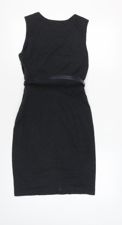 Mango Women's Black Sheath Dress Size 12