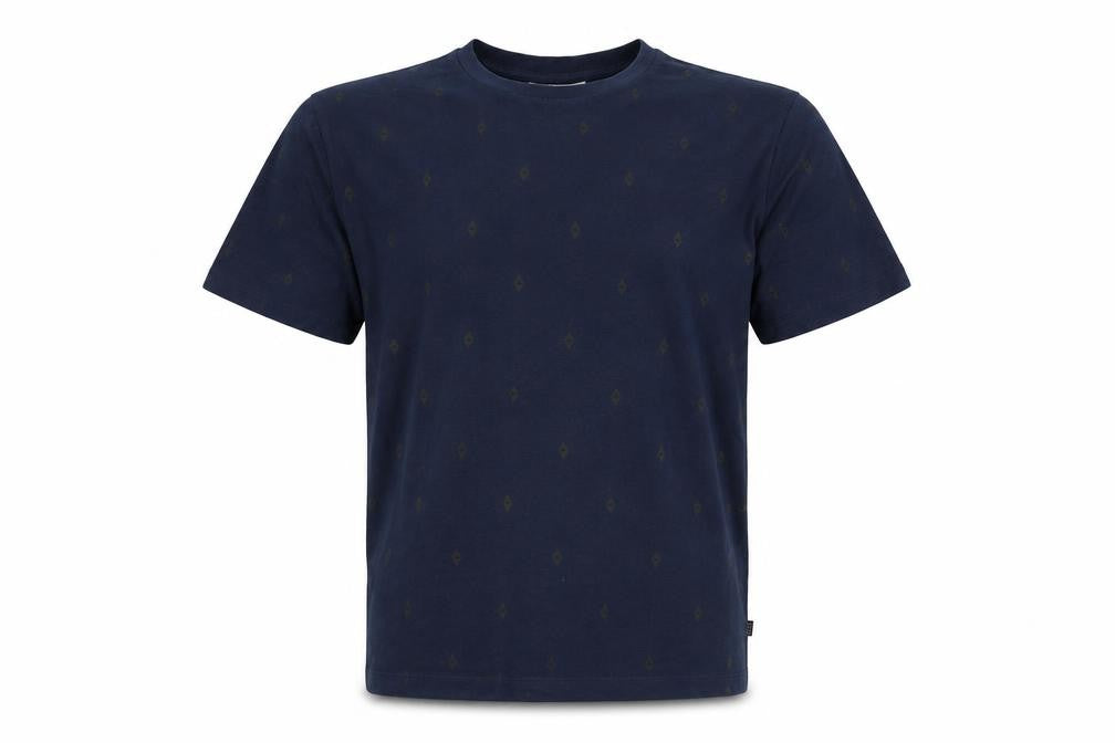 CASUAL FRIDAY Men's Blue Geometric T-Shirt, Size L