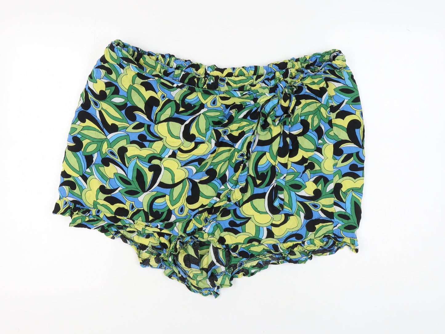 Yours Women's Multicoloured Floral Plus Size Shorts