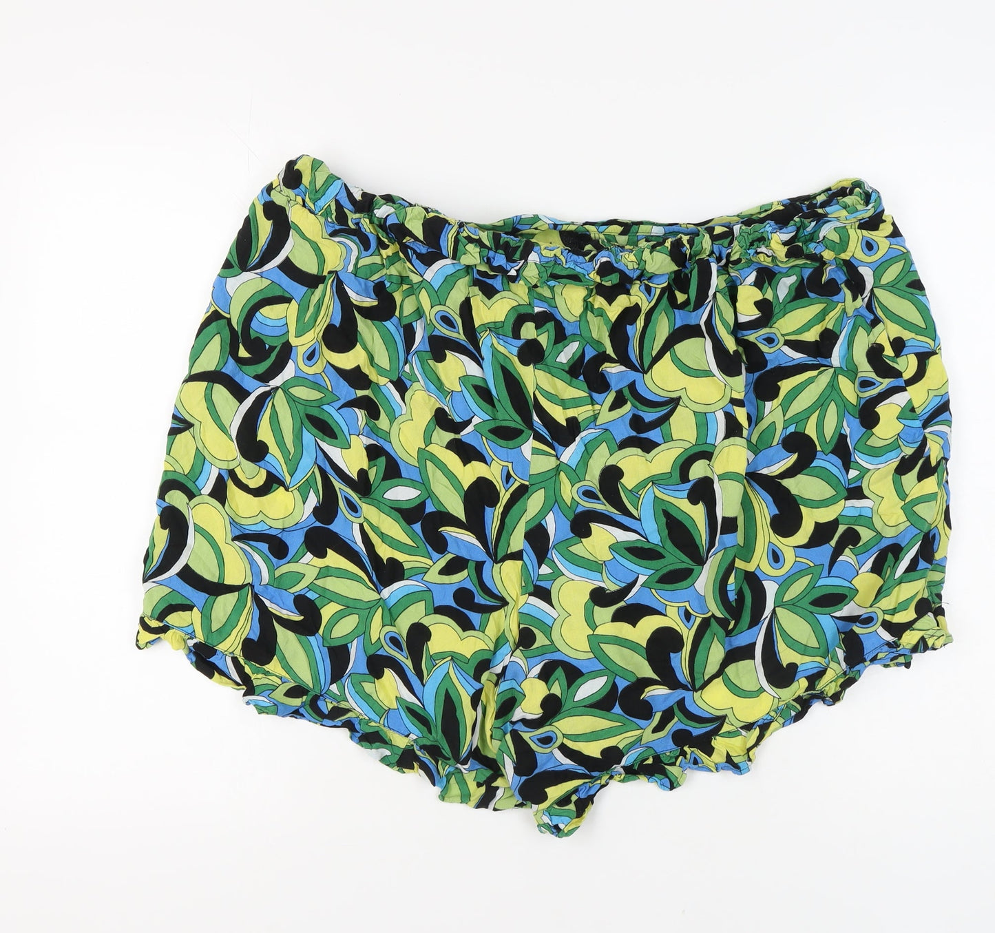 Yours Women's Multicoloured Floral Plus Size Shorts