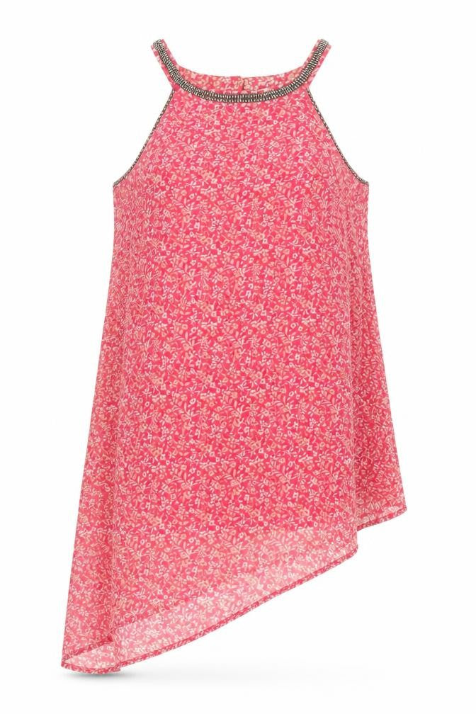 Next Women's Pink Floral Halter Tank Top Size 16