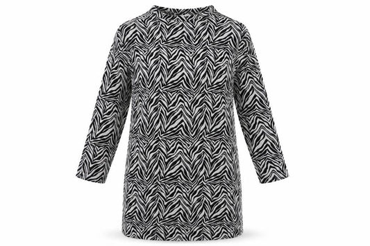 Apricot Women's Black Zebra Print Dress Size 10