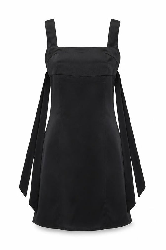 Light Before Dark Women's Black Slip Dress S