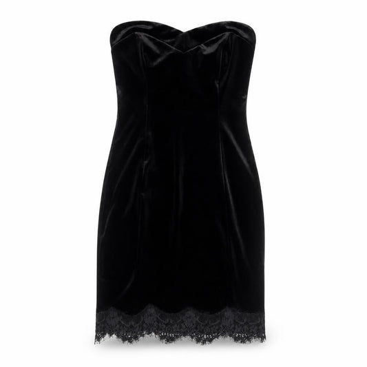 River Island Women's Black Strapless Party Dress