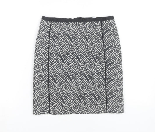 H&M Women's Animal Print Pencil Skirt, Size 4