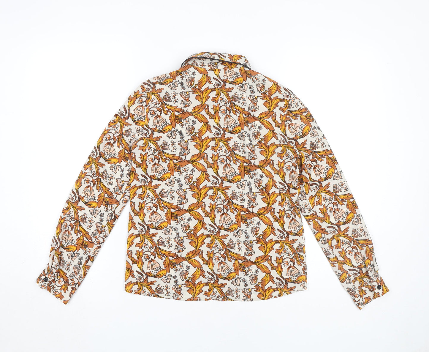 Topshop Women’s Floral Blouse Size 8 Multicoloured