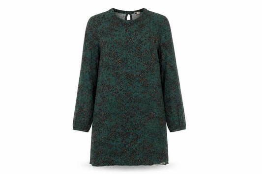 Apricot Women's Green Animal Print Dress, UK 8