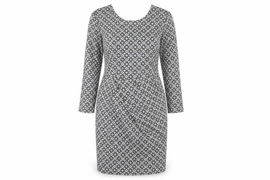 Collection London Women’s Grey Sheath Dress Size 14
