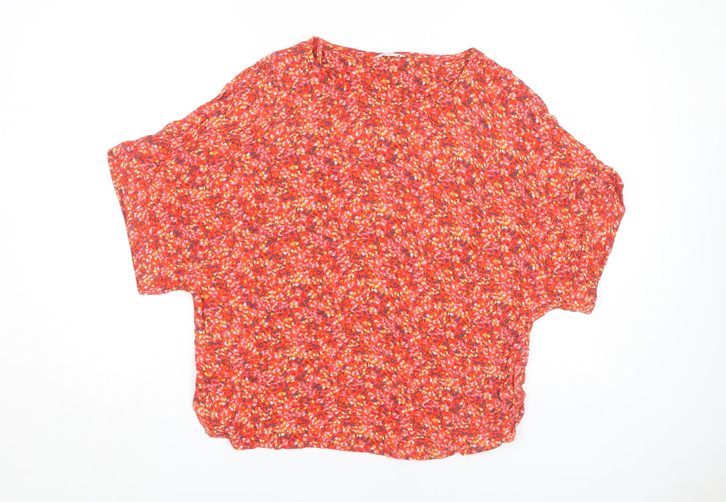 Monsoon Women's Red Floral Blouse Size 12