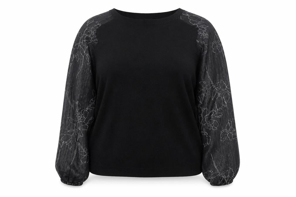 Next Women's Black Crew Neck Jumper Size 12