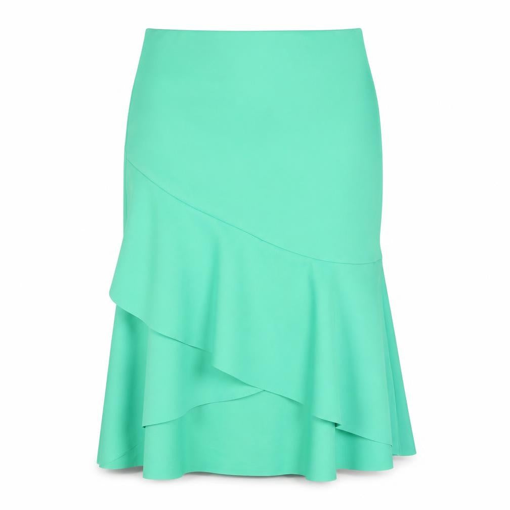ASOS Women’s Green Midi Skirt, Size 16, Elegant Casual