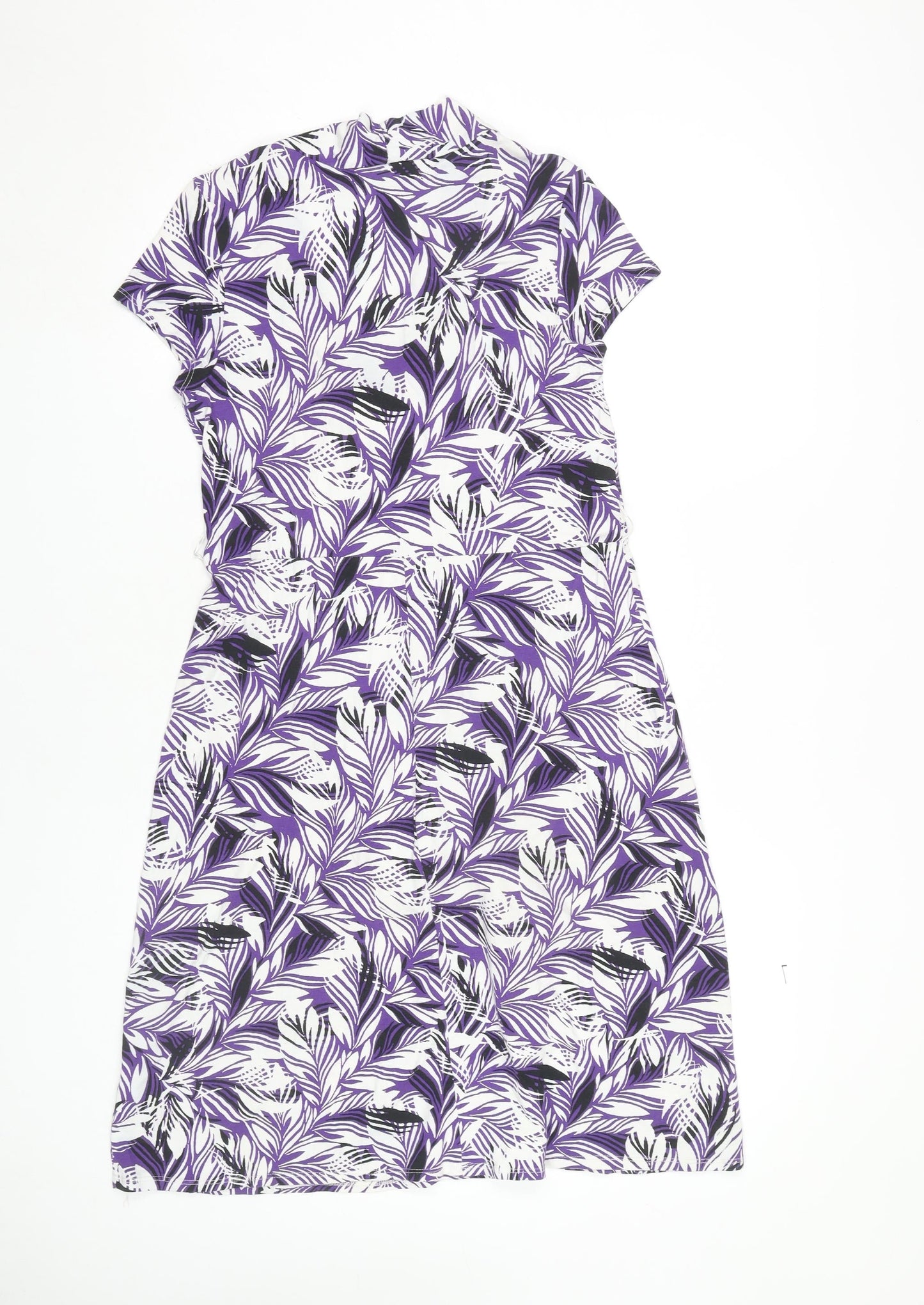 Wallis Women's Multicoloured Floral Shirt Dress Size 14