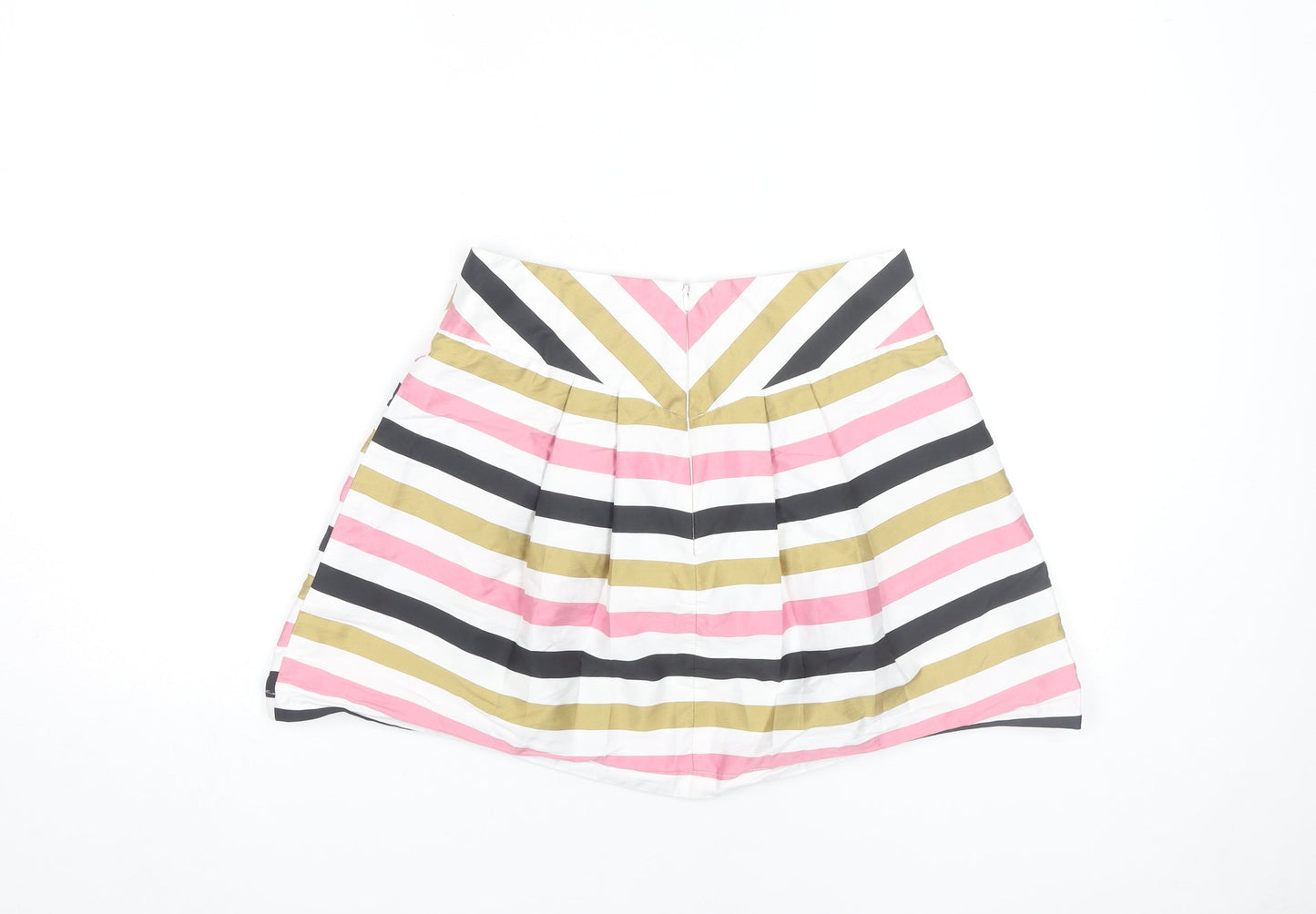 River Island Women's Multicoloured Striped Skirt Size 12