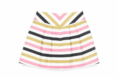 River Island Women's Multicoloured Striped Skirt Size 12